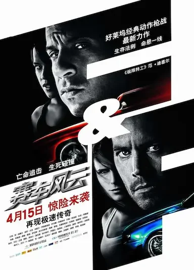 速度与激情4 海报